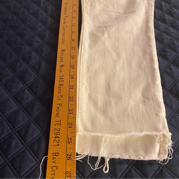 Frame Denim Women's Le High Straight off white jeans. - Picture 4 of 8